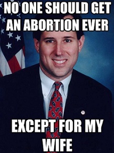 No One Should Get An Abortion Except My Wife